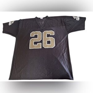 NFL Apparel Menโs New Orlean Saints Deuce McAllister 26 Jersey Sz 2XL